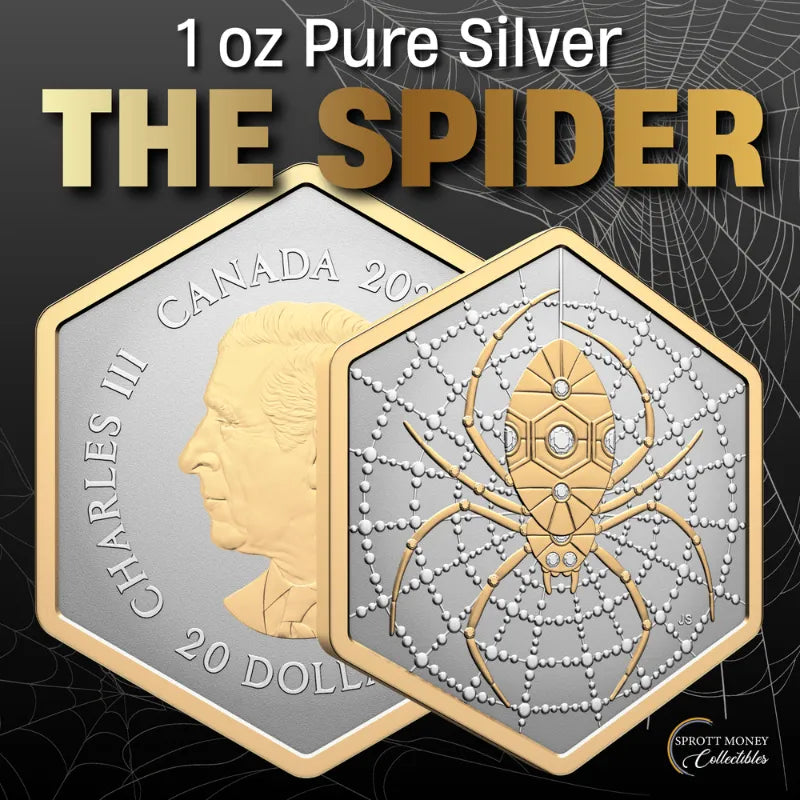 2026 1oz NATURE’S DELIGHT: THE SPIDER Reverse Proof Coin- Royal Canadian Mint
