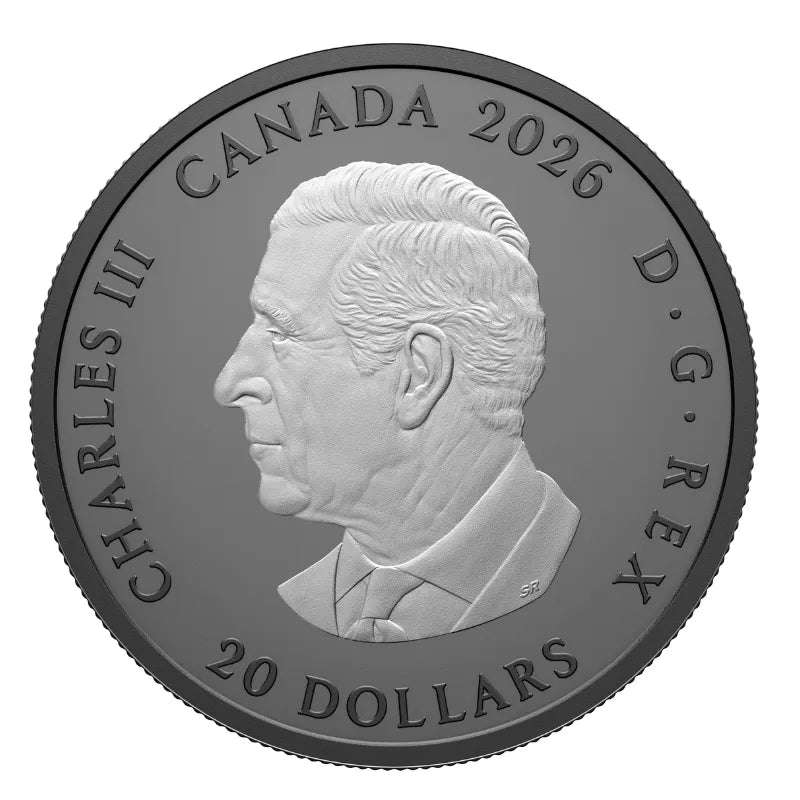 2026 1oz Silver The Eagle Matte Proof Coin- Royal Canadian Mint