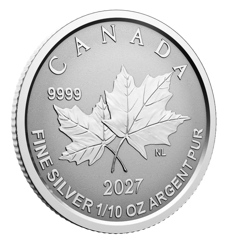2027 1.90oz Silver FRACTIONAL AUTUMN LEAVES SET - Royal Canadian Mint
