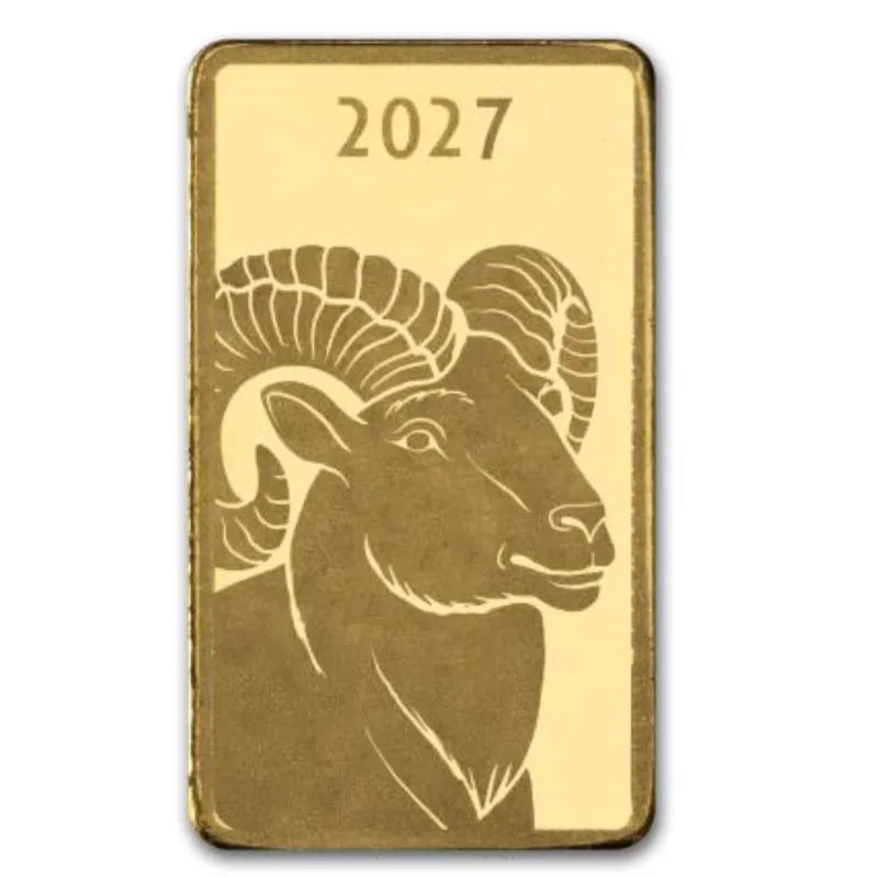 1g Lunar Year of the Goat Bar -MKS PAMP 