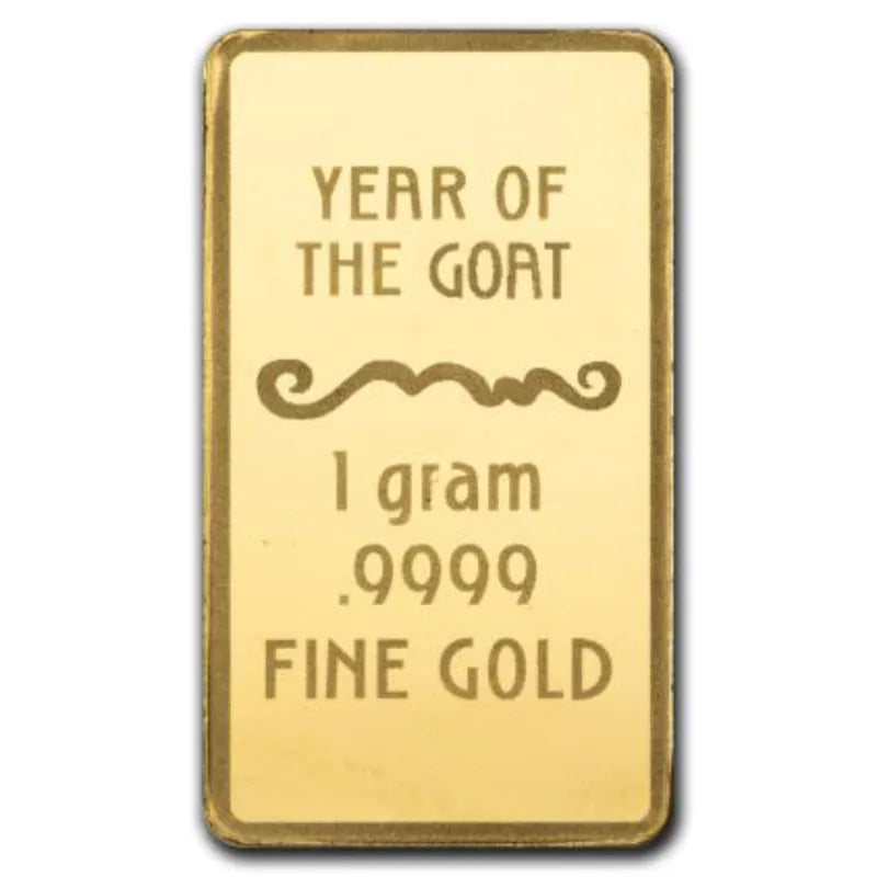 1g Lunar Year of the Goat Bar -MKS PAMP 
