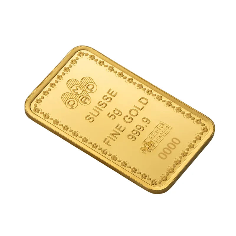 2026 1 Gram Diwali Lakshmi & Sacred Cow Gold Proof-like Bar- PAMP Suisse
