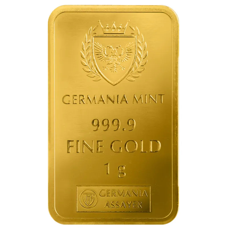 1g Gold Minted Bar First Holy Communion -Germania Mint