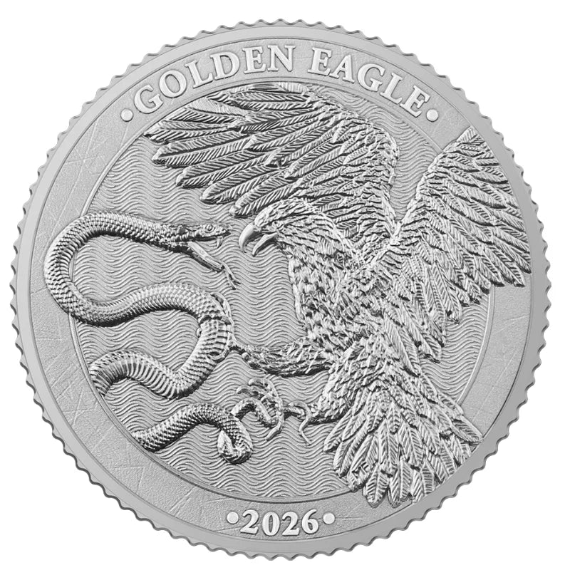 2026 1/10 oz Malta Golden Eagle Silver Coin in Card -Germania Mint