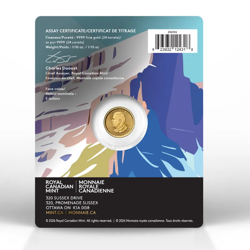 2027 1/10 oz Treasured Gold Maple Leaf Loon Privy Mark Coin - Royal Canadian Mint