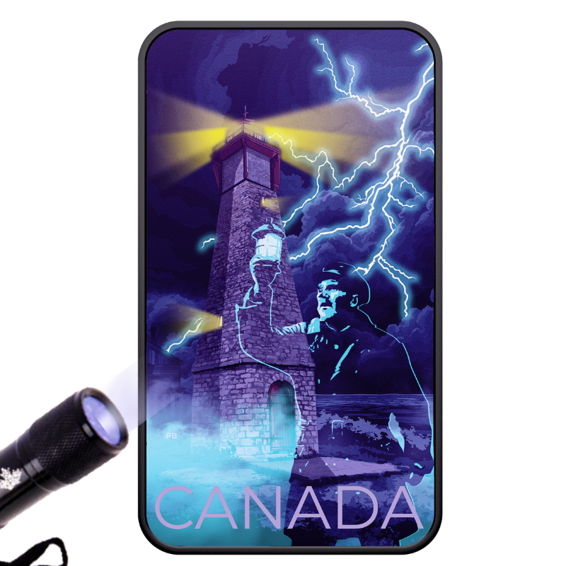 2026 1.015 oz HAUNTED CANADA: GIBRALTAR POINT LIGHTHOUSE Silver Coin with Flashlight - Royal Canadian Mint