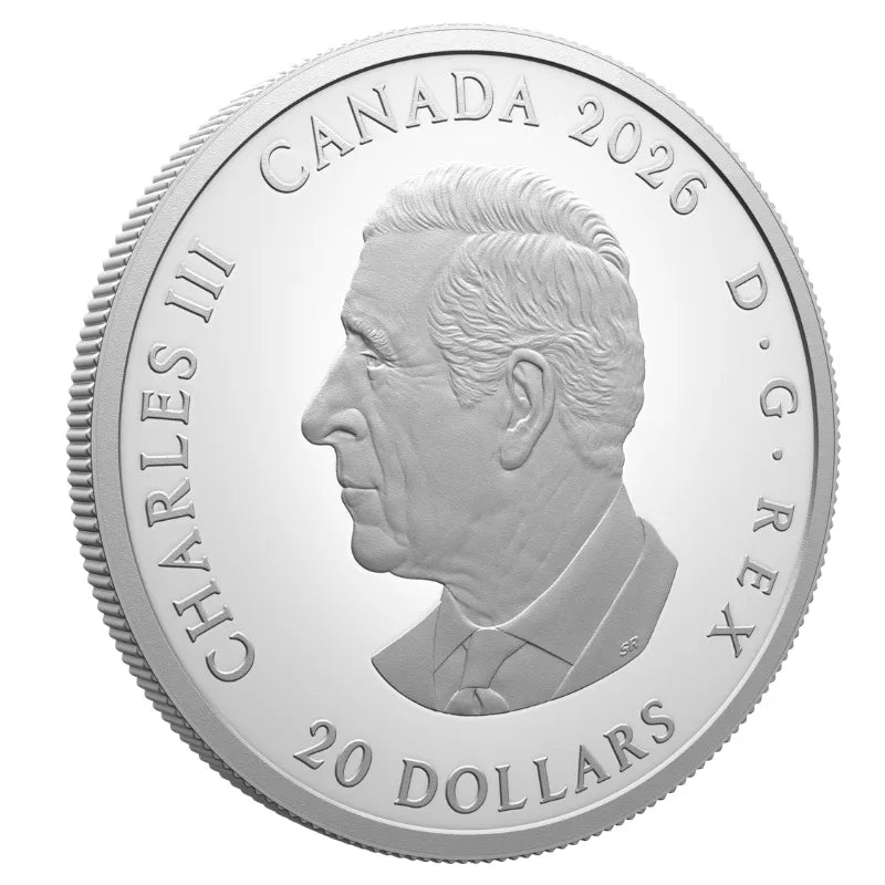 2026 1 oz The Sundial Silver Proof Coin-Royal Canadian Mint
