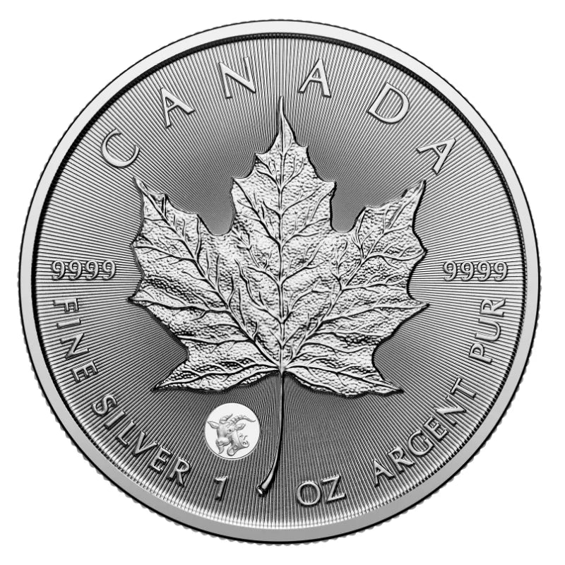 2027 1oz Pure Silver Treasured Maple Leaf: Goat Privy Mark - Royal Canadian Mint