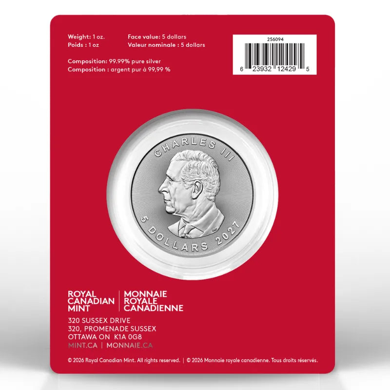 2027 1oz Pure Silver Treasured Maple Leaf: Goat Privy Mark - Royal Canadian Mint