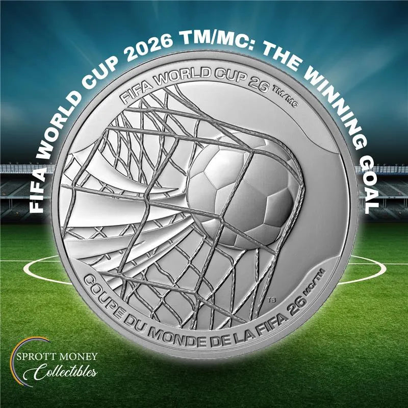 2026 $20 FINE SILVER COINFIFA WORLD CUP 2026 TM/MC: THE WINNING GOAL  Royal Canadian Mint