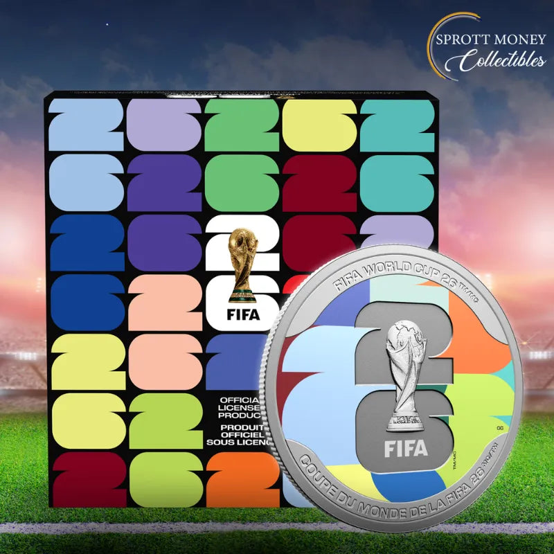 2026 $20 FINE SILVER COIN FIFA WORLD CUP 2026TM/MC: WE ARE 26TM/MC Royal Canadian Mint