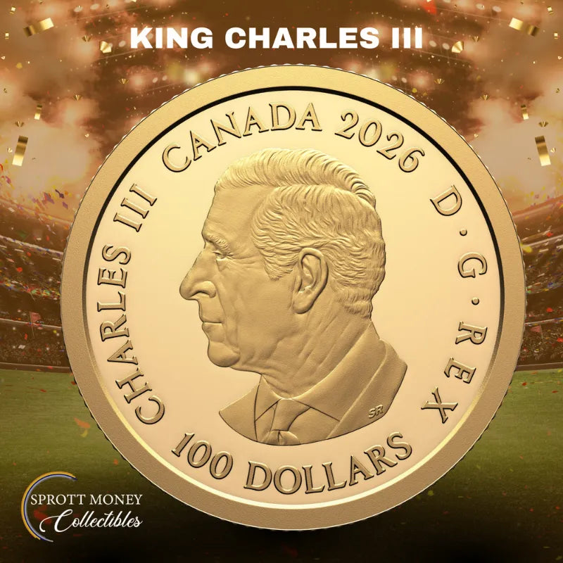 2026 1/4 oz PURE GOLD COINFIFA WORLD CUP 2026TM/MC:THE BEAUTIFUL GAME Royal Canadian Mint