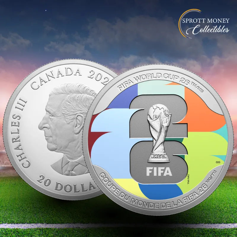 2026 $20 FINE SILVER COIN FIFA WORLD CUP 2026TM/MC: WE ARE 26TM/MC Royal Canadian Mint
