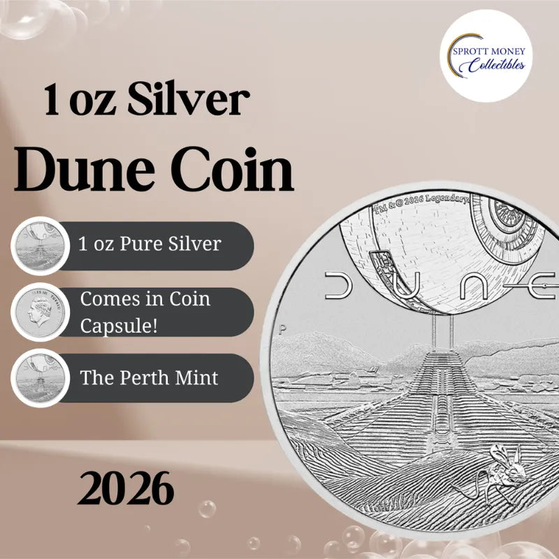 2026 1oz Silver Dune Coin The Perth Mint