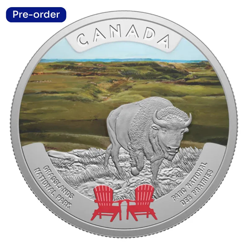 2026 1 oz. Canada’s National Parks : Grasslands National Park Proof Coin- Royal Canadian Mint
