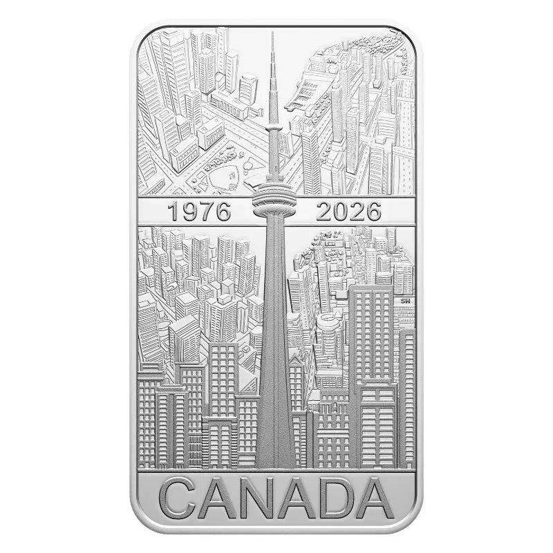 2026 1oz 50TH ANNIVERSARY OF THE CN TOWER SILVER Proof Coin-ROYAL CANADIAN MINT