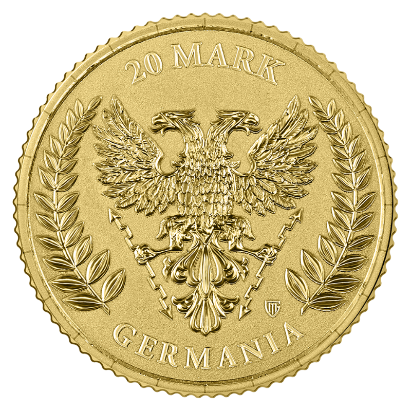 2026 1/10 oz Germania Gold Coin in Card -Germania Mint