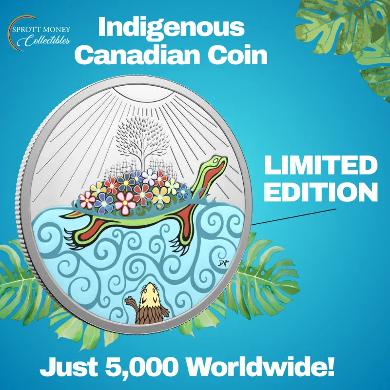 2026 1 oz. TURTLE ISLAND Silver Proof Coin- Royal Canadian Mint