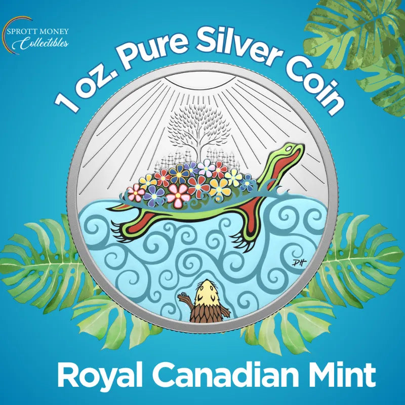 2026 1 oz. TURTLE ISLAND Silver Proof Coin- Royal Canadian Mint