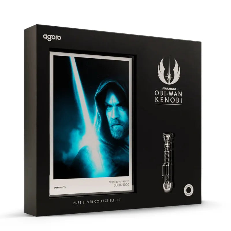 2026 1/2oz Silver Star Wars™ Obi-Wan Kenobi™ - Lightsaber Collectible Set +5g Silver Foil Set-AGORO