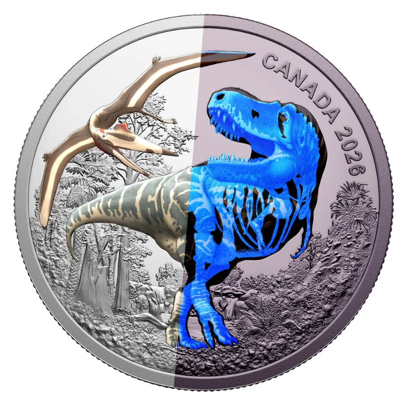 2026 1 oz. T. REX Silver Proof Coin with Flashlight- Royal Canadian Mint
Sprott Money Collectibles
