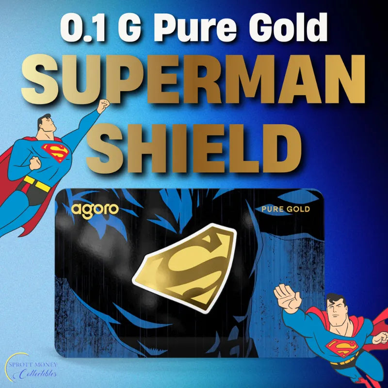 2026 0.1 g Superman's Emblem Gold Proof Coin-AGORO