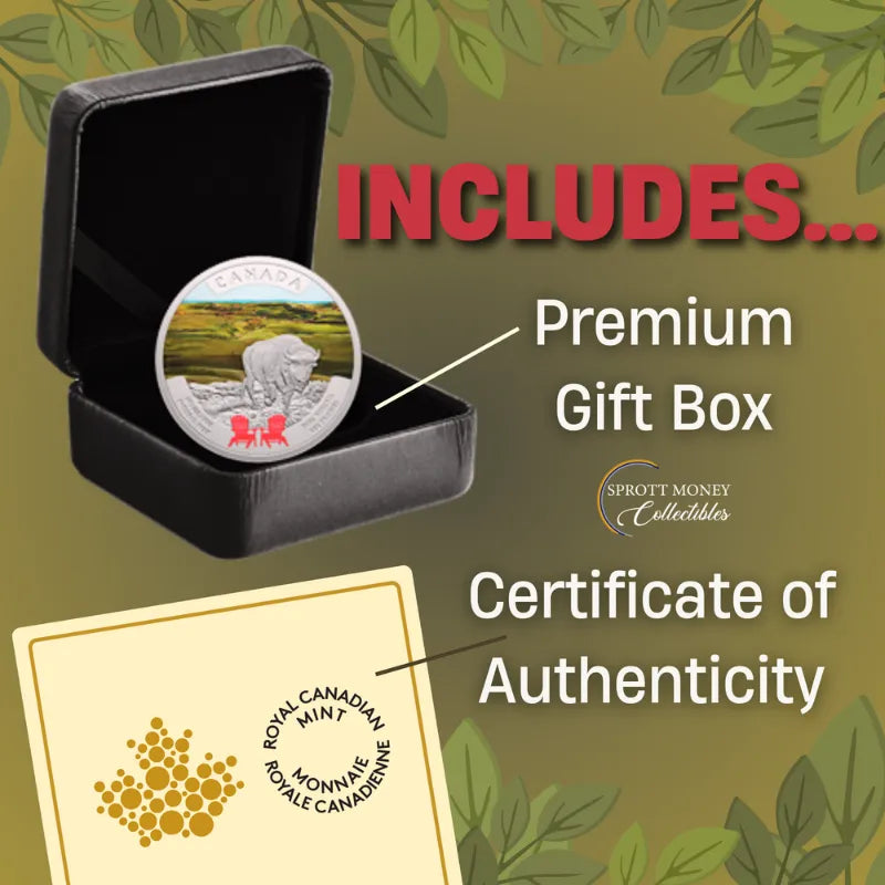 2026 1 oz. Canada’s National Parks : Grasslands National Park Silver Proof Coin- Royal Canadian Mint
