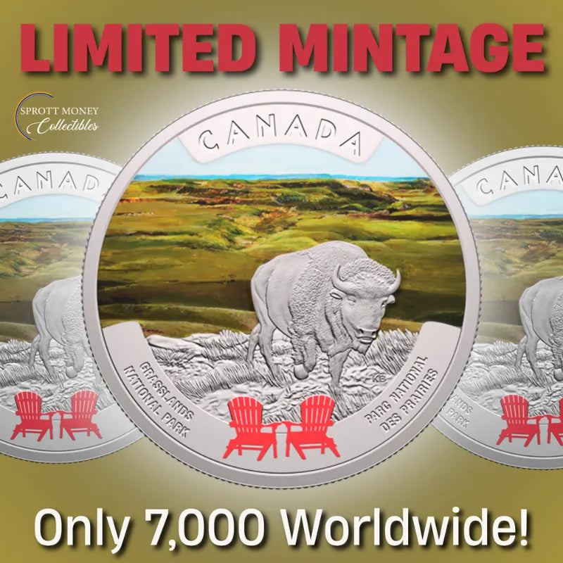 2026 1 oz. Canada’s National Parks : Grasslands National Park Silver Proof Coin- Royal Canadian Mint