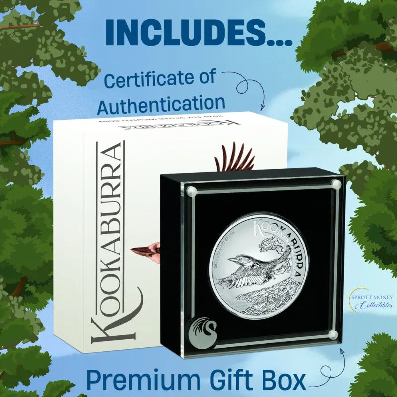 2026 5 oz. AUSTRALIAN KOOKABURRA Silver Incused Coin- The Perth Mint