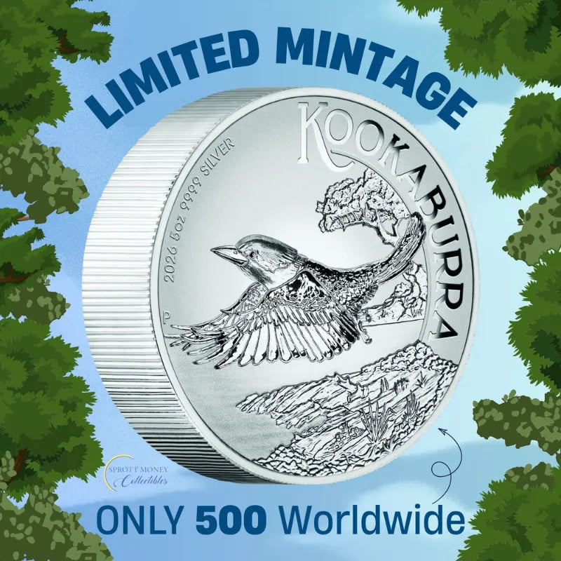 2026 5 oz. AUSTRALIAN KOOKABURRA Silver Incused Coin- The Perth Mint