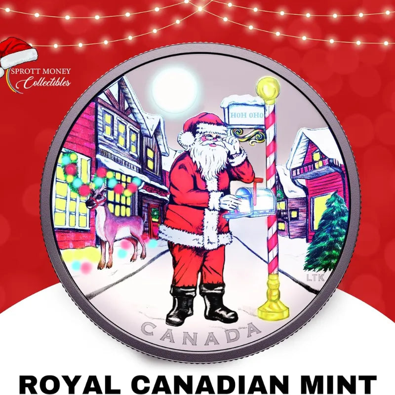 2025 Fine 1oz Silver Coin Dear Santa - Royal Canadian Mint
