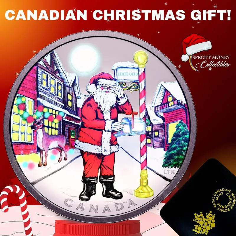 2025 Fine 1oz Silver Coin Dear Santa - Royal Canadian Mint