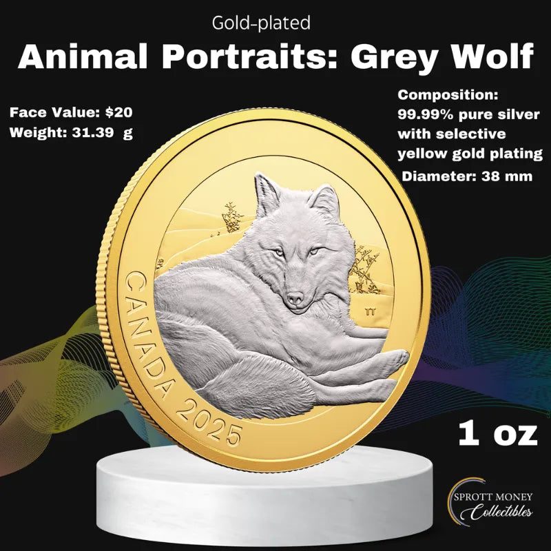 2026 Fine 1oz Silver Coin Peace Dollar - Royal Canadian Mint 