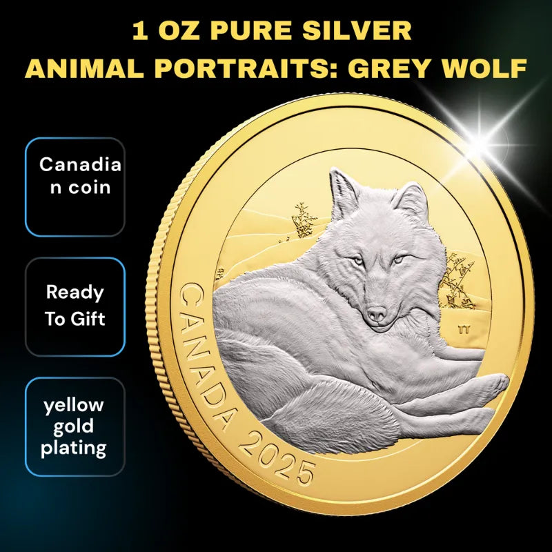 2026 Fine 1oz Silver Coin Peace Dollar - Royal Canadian Mint 