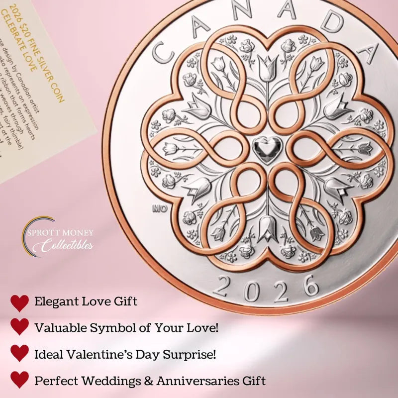 2026 Celebrate Love 1 oz Fine Silver Coin – Royal Canadian Mint