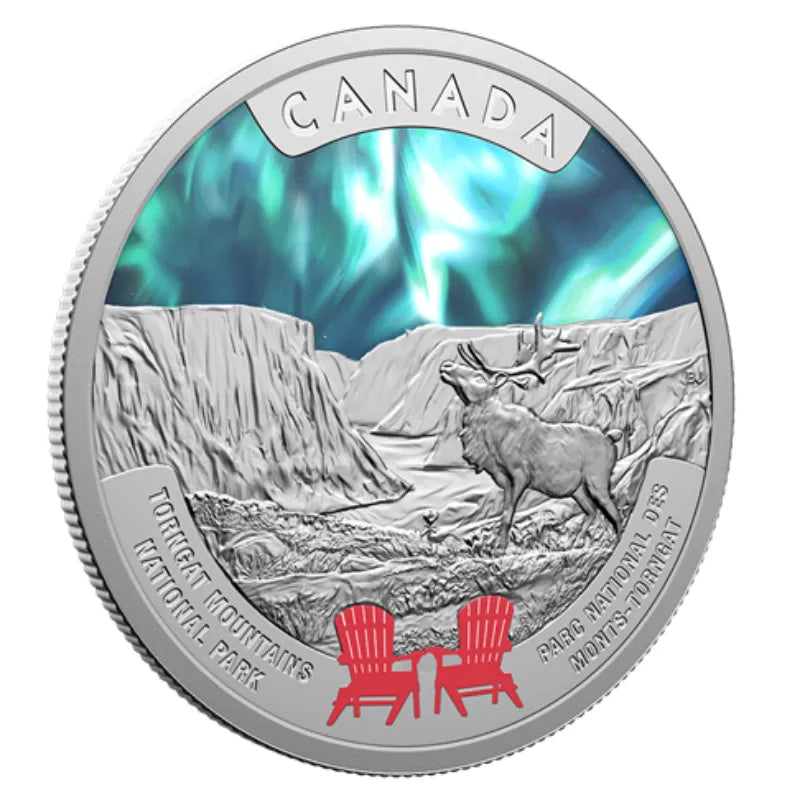 Canada’s National Parks – Torngat Mountains National Park – 1 oz. Fine Silver Coin Royal Canadian Mint