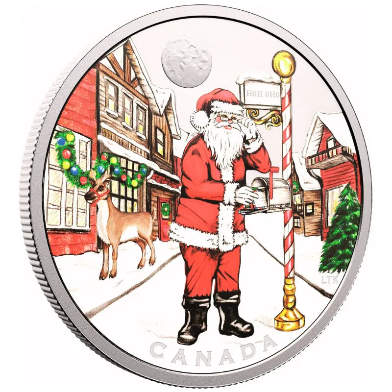 2025 Fine 1oz Silver Coin Dear Santa - Royal Canadian Mint
