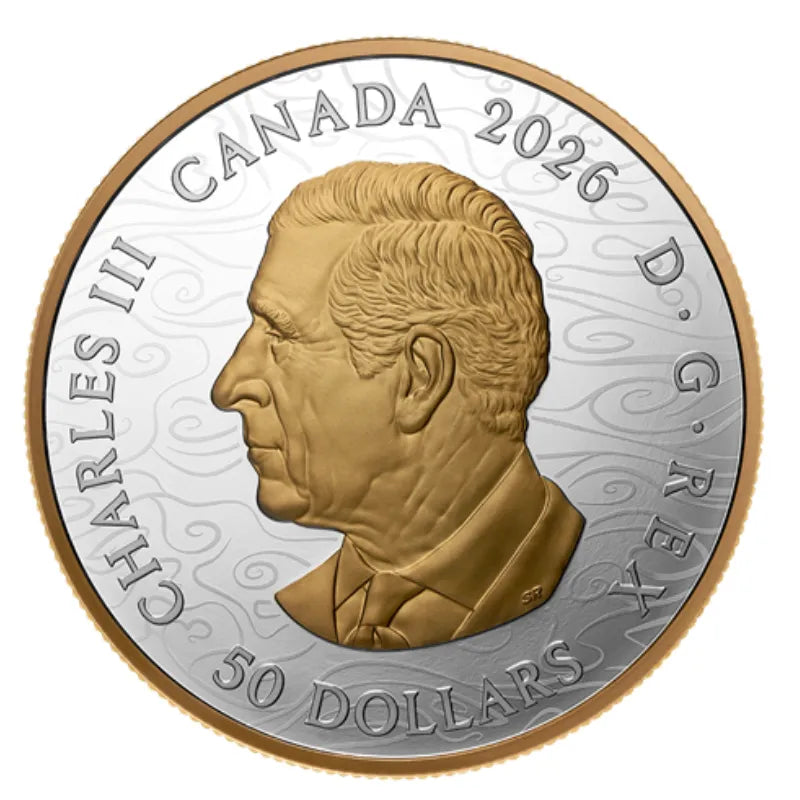 2026 5 oz FINE SILVER COIN TRIUMPHANT DRAGON  Royal Canadian Mint