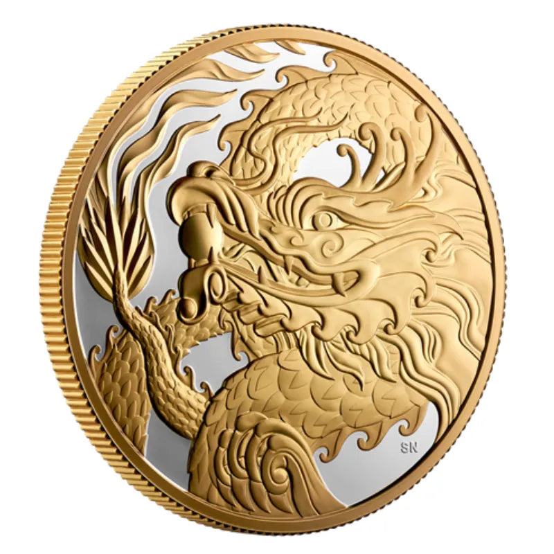 2026 5 oz FINE SILVER COIN TRIUMPHANT DRAGON  Royal Canadian Mint