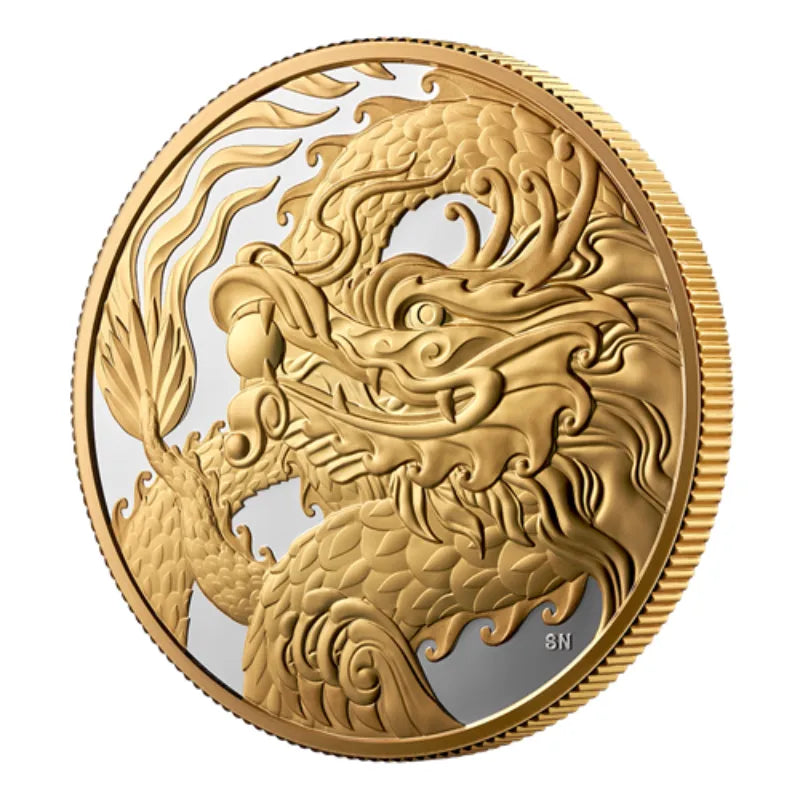 2026 5 oz FINE SILVER COIN TRIUMPHANT DRAGON  Royal Canadian Mint