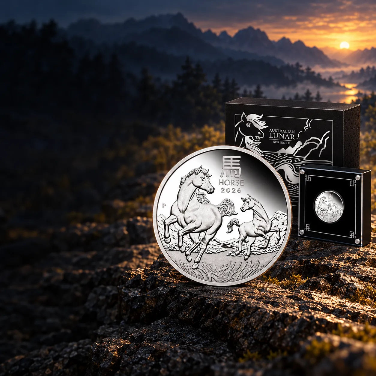 2026 1/2oz Australian Lunar Series III Year of The Horse Silver Proof Coin-The Perth Mint