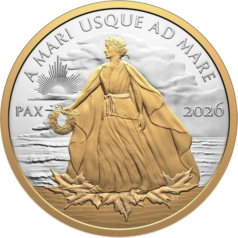 2026 Fine 1oz Silver Coin Peace Dollar - Royal Canadian Mint