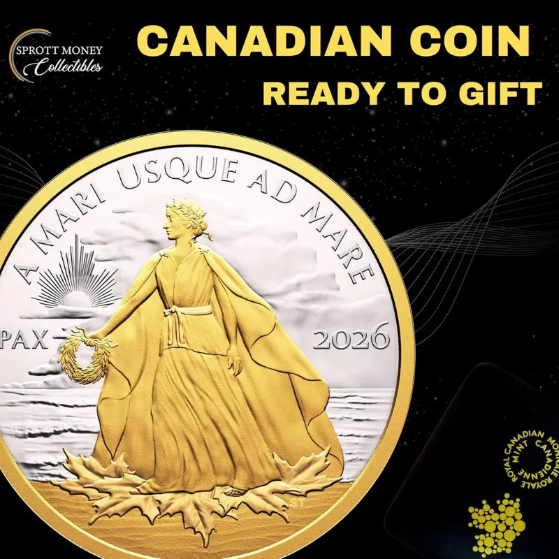 2026 Fine 1oz Silver Coin Peace Dollar - Royal Canadian Mint