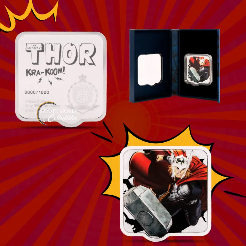 2025 2oz Smash Series Collectible Coins- Thor KRA-KOOM Pure Silver Coin