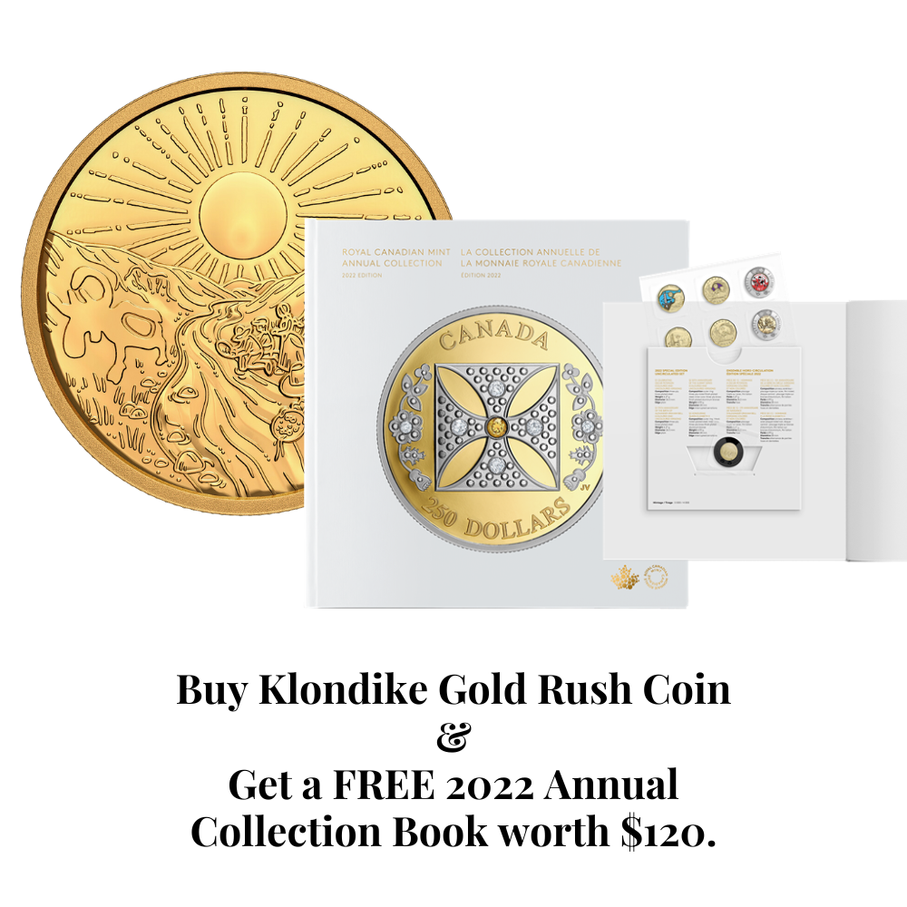 125th Anniversary of The Klondike Gold Rush 1 oz Pure Gold Coin