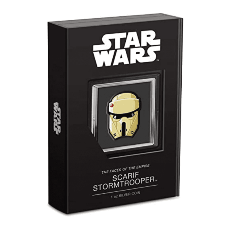 2022 Star Wars The Faces of The Empire Scarif Stormtrooper 1 oz Pure Silver Coin - Sprott Money Collectibles