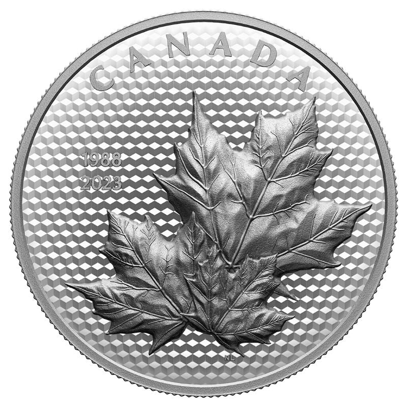 2023 Maple Leaves in Motion 5 oz Pure Silver Coin - Sprott Money Collectibles