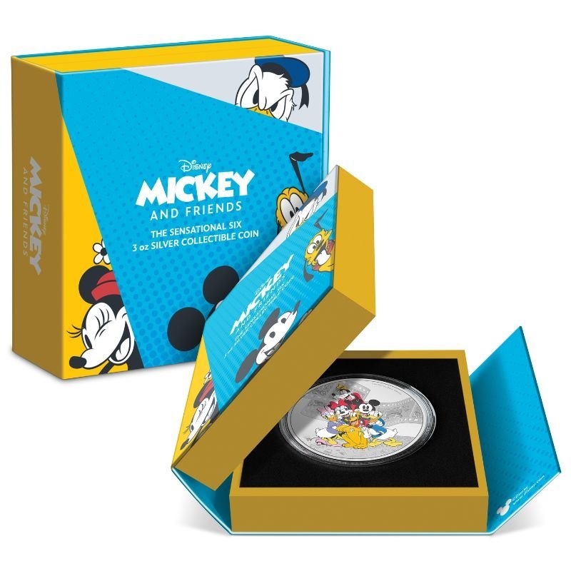 2023 Mickey Mouse & Friends 3 oz Pure Silver Coin - Sprott Money Collectibles
