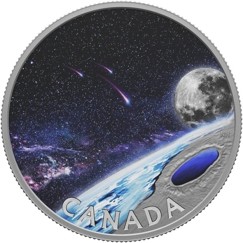 2023 Pingualuit Crater: Crystal Eye of Nunavik 5 oz Pure Silver Coin - Sprott Money Collectibles