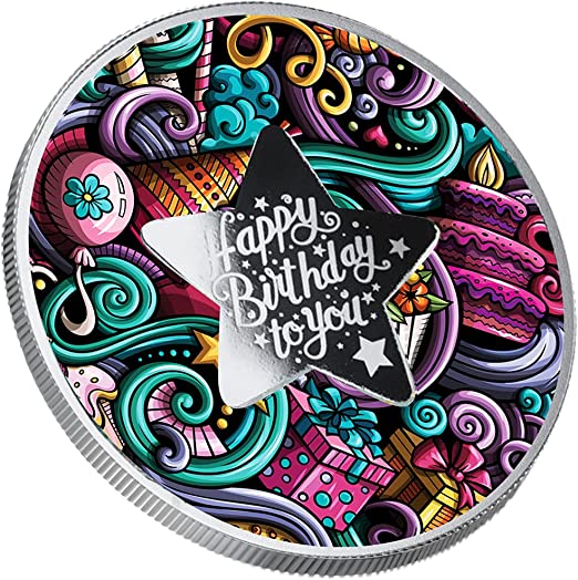 Happy Birthday 1/2 oz Pure Silver Coin - Sprott Money Collectibles